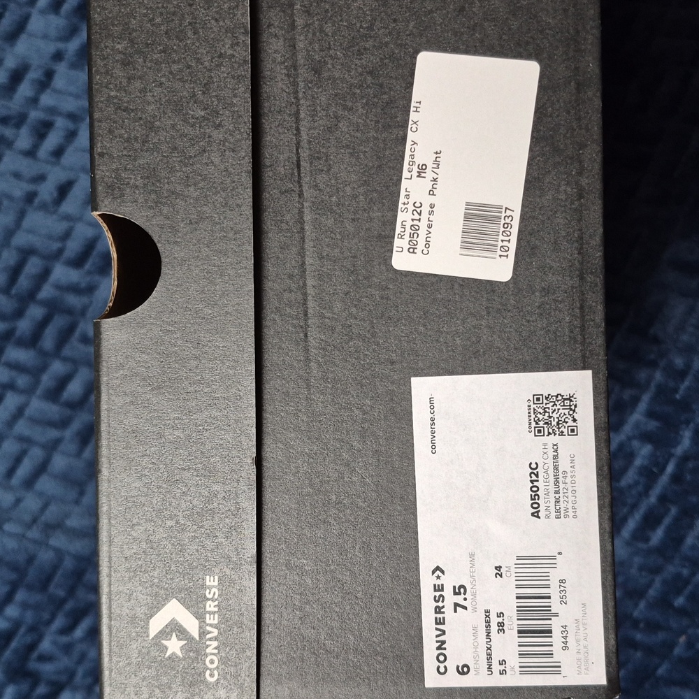 Converse Run Star Legacy CX High-Tops In Electric Blush Size 6M/7.5W, New In Box - Picture 3 of 13